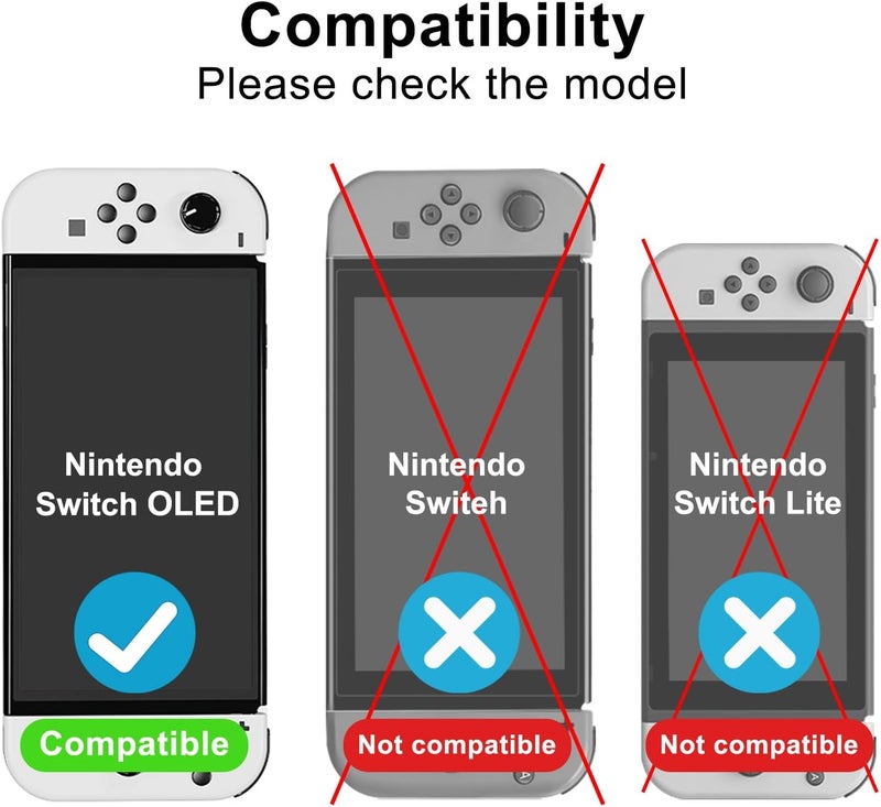 bibuks 2 Pack Tempered Glass Screen Protector for Nintendo Switch OLED 2021-With Auto Alignment Kit,9H Hardness, Bubble Free,Anti-Scratch - Image 5
